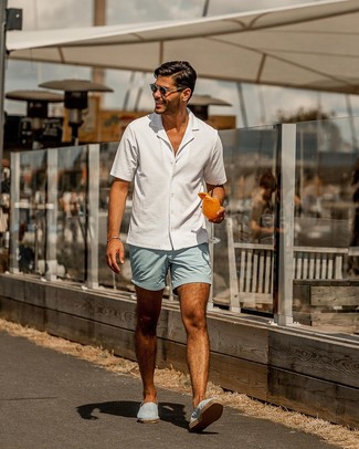 Как носить шорты с эспадрильями мужчине