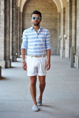 Как носить шорты с эспадрильями мужчине
