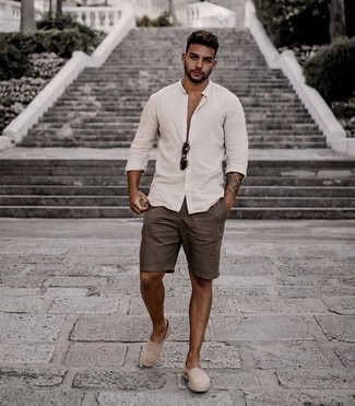 Как носить шорты с эспадрильями мужчине