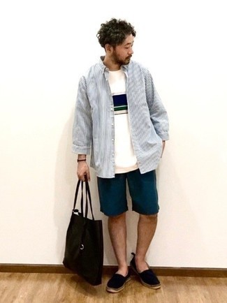Как носить шорты с эспадрильями мужчине