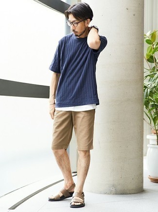 Как носить шорты с майкой мужчине