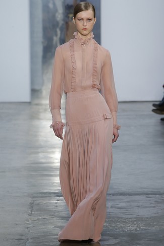 С чем носить шелковую юбку