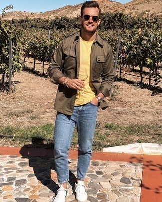 С чем носить серебряный браслет из бисера мужчине