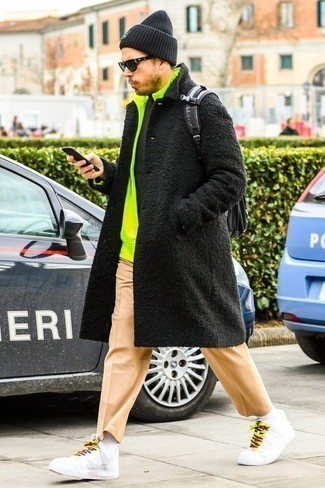 С чем носить серебряный рюкзак из плотной ткани мужчине