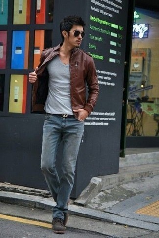 С чем носить серебряные повседневные ботинки мужчине