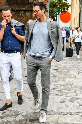 С чем носить серебряный кожаный ремень мужчине