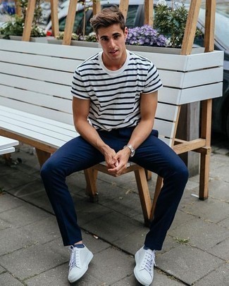 С чем носить серебряные кожаные часы мужчине