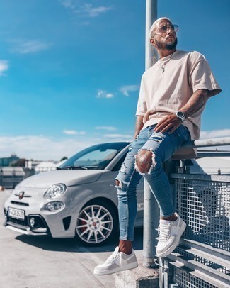 С чем носить серебряные кожаные часы мужчине