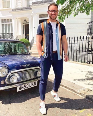 С чем носить серебряные кожаные часы мужчине