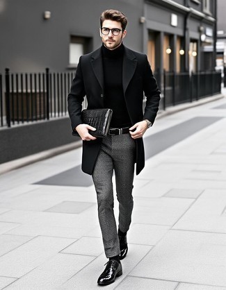 С чем носить серебряные брюки мужчине