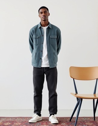 С чем носить серебряные брюки мужчине