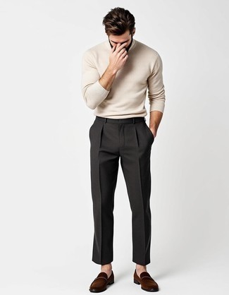 С чем носить серебряные брюки мужчине