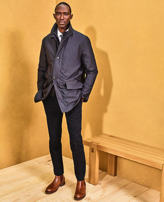 С чем носить серебряный галстук в горошек мужчине