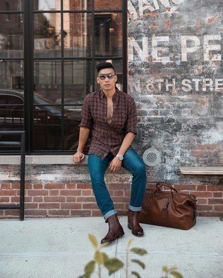 С чем носить серебряные солнцезащитные очки мужчине