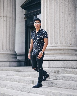 С чем носить серебряные солнцезащитные очки мужчине