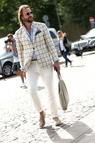 С чем носить серебряную большую сумку мужчине