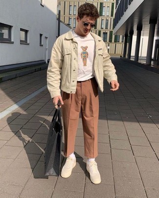 С чем носить серебряную большую сумку мужчине