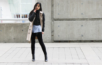 С чем носить пальто без рукавов