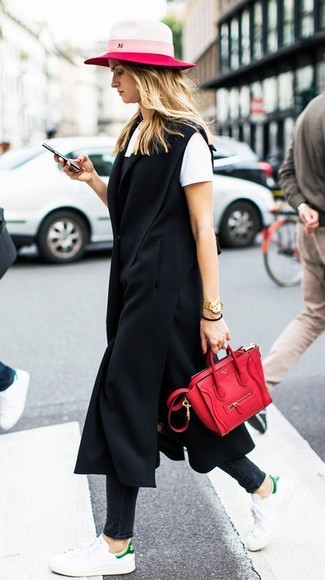 С чем носить пальто без рукавов