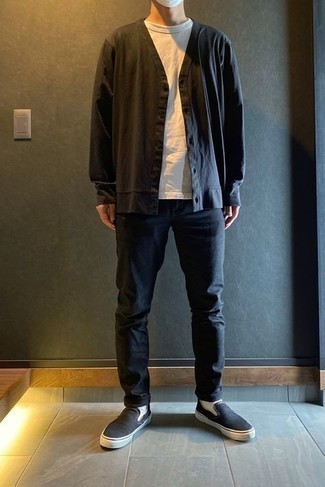 Как носить слипоны с джинсами мужчине