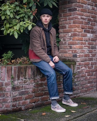 Как носить слипоны с джинсами мужчине