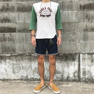 Как носить слипоны с шортами мужчине