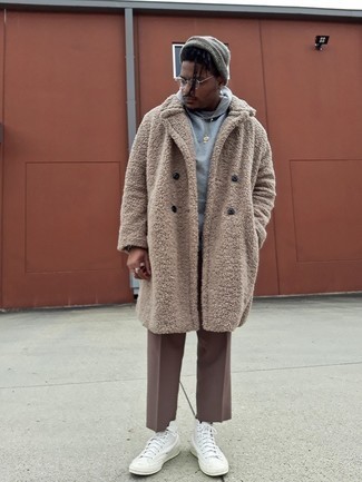 С чем носить кеды мужчине зима