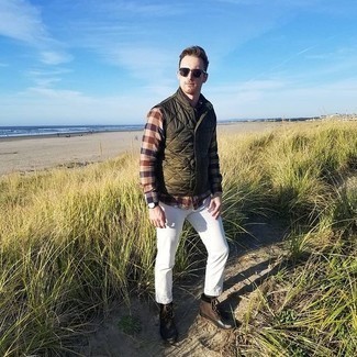 Как носить зимние ботинки с рубашкой с длинным рукавом мужчине