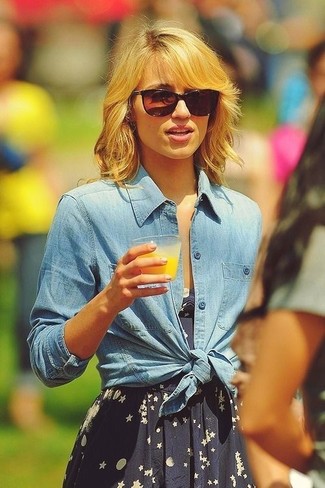 С чем носить платье со звездами