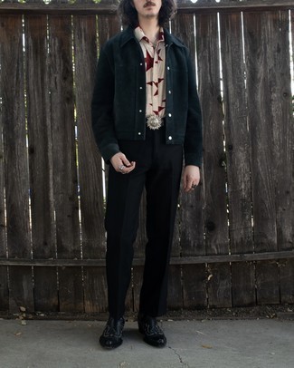 С чем носить рубашку со звездами мужчине