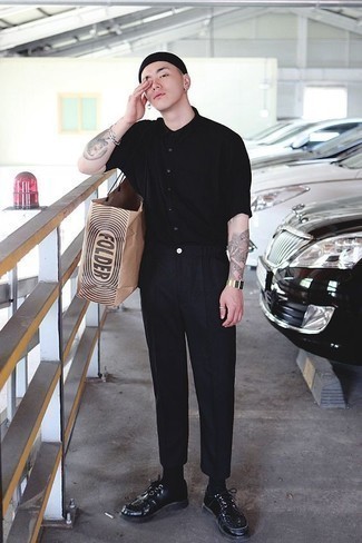 С чем носить туфли дерби с шипами