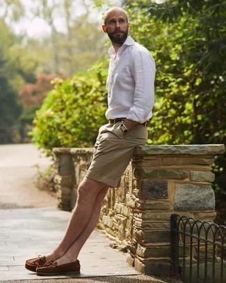 С чем носить замшевые топсайдеры