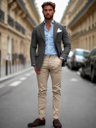 С чем носить замшевые броги