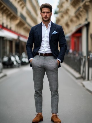 С чем носить замшевые броги