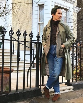 С чем носить замшевые броги