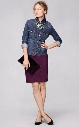 С чем носить замшевый клатч