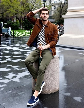 С чем носить замшевую классическую рубашку мужчине