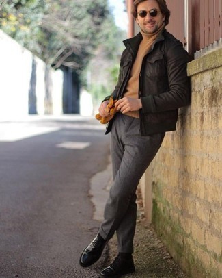 С чем носить замшевые перчатки мужчине