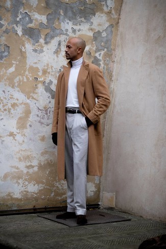 С чем носить замшевые перчатки мужчине