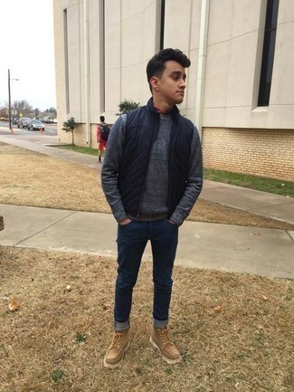 С чем носить замшевые рабочие ботинки мужчине