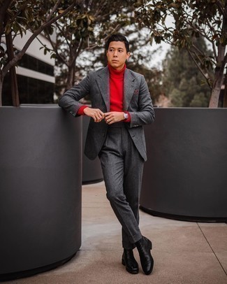 Как носить костюм с ботинками броги