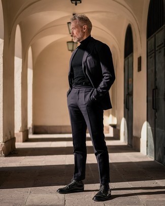 Как носить костюм с повседневными ботинками