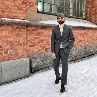 Как носить костюм с повседневными ботинками