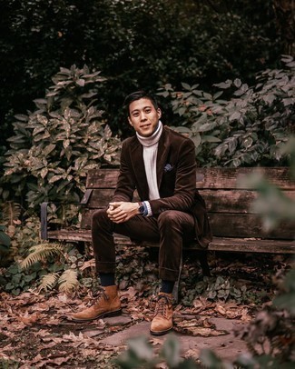 Как носить костюм с повседневными ботинками