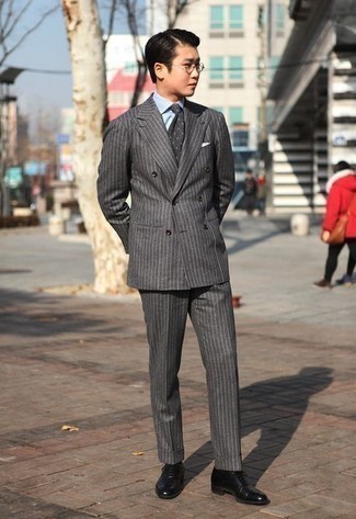 Как носить костюм с классическими ботинками