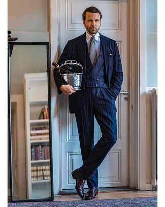 Как носить костюм с классическими ботинками