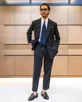 Как носить костюм с классической рубашкой