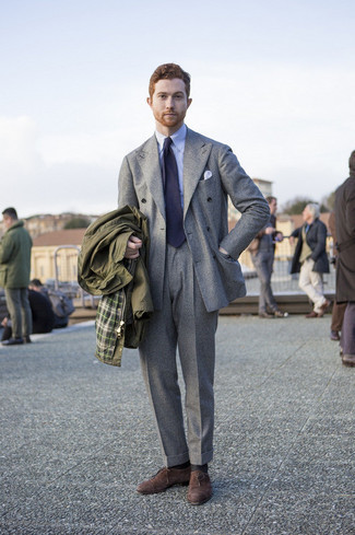 Как носить костюм с полевой курткой