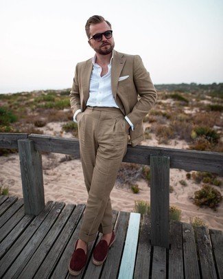 Как носить костюм с рубашкой с длинным рукавом