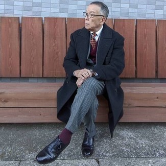 Как носить костюм с трикотажным жилетом